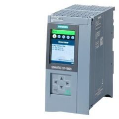 SIMATIC S7-1500, CPU 1515-2 PN, central processing unit with work memory 1 MB for program and 4.5 MB for data, 1st interface: PROFINET IRT with 2-port switch, 2nd interface: PROFINET RT, 6 ns bit perf